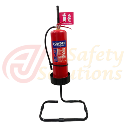 Iron fire extinguisher stand