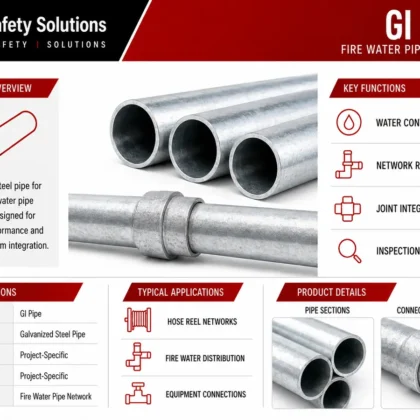 GI pipe technical details for fire water pipe networks