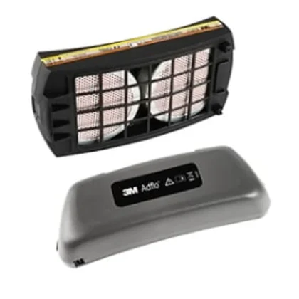 3M AdFlo Powered Air Respirator Filter and Battery Kit, A1B1E1 Filter and Heavy Duty Li-on Battery, 837301 — catalogue product image
