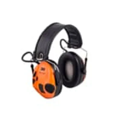 3M PELTOR SportTac Headset, 26 dB, Orange / Green Cups, Foldable Headband, MT16H210F-478-GN — catalogue product image