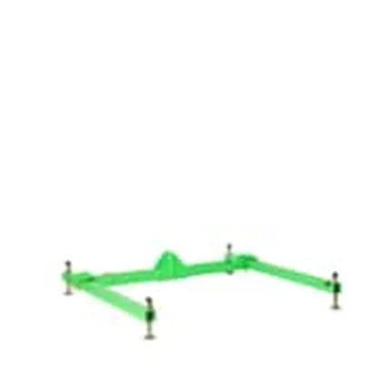 3M DBI-SALA Confined Space, 3-Piece Long Reach Base, High Capacity, 8000105 — catalogue product image