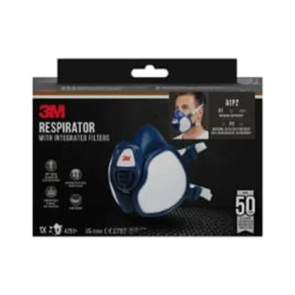 3M Respirator with Integrated Filters 4251+, A1P2 Organic Vapours — catalogue product image