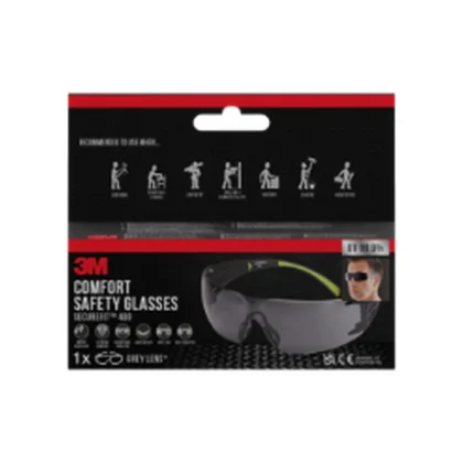 3M Safety Glasses SecureFit 400, Grey Lens — catalogue product image
