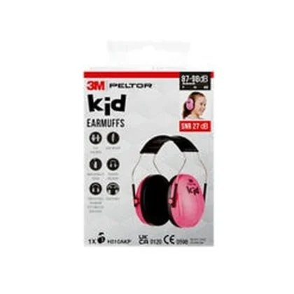 3M PELTOR Kid Earmuffs H510AKP, SNR value 27 dB, Pink — catalogue product image
