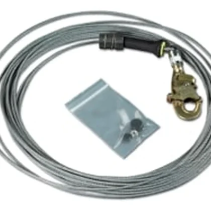 3M DBI-SALA Sealed-Blok Self-Retracting Lifeline Cable Assembly, Stainless Steel, 130ft (40 m), 3900113 — catalogue product image