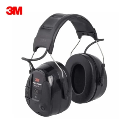 3M Peltor ProTac III Level Dependent Earmuffs With Black Headset Headband — catalogue product image