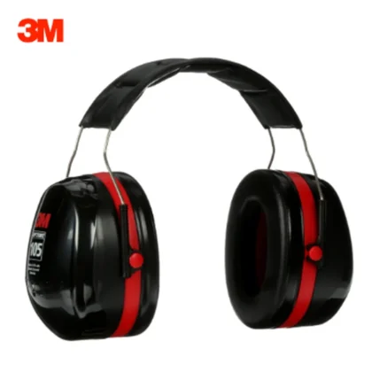 3M H10A Peltor Optime 105 Over the Head Black And Red Earmuff Ear Protectors — catalogue product image