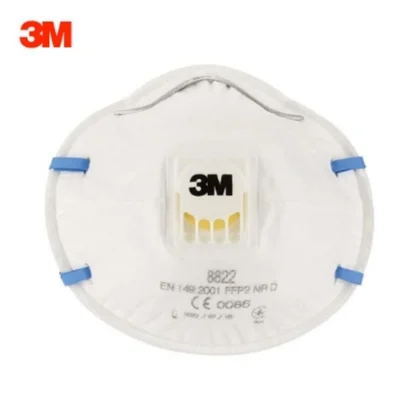 3M 8822 FFP2 Cup Shaped Disposable Respirator Valved Face Mask — catalogue product image