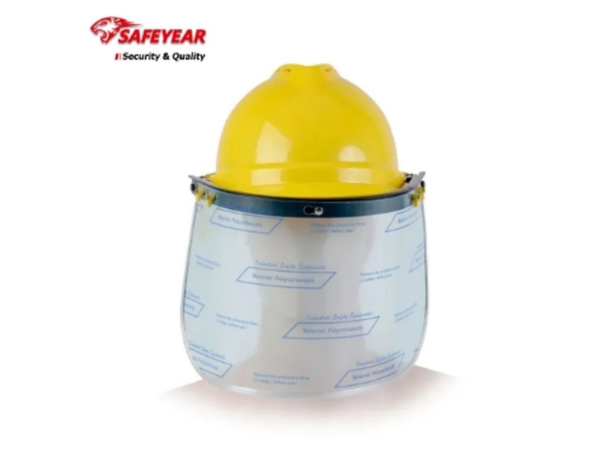 Safeyear W018 Helmet with A2 Bracket and FC25 Visor - supplier catalogue image