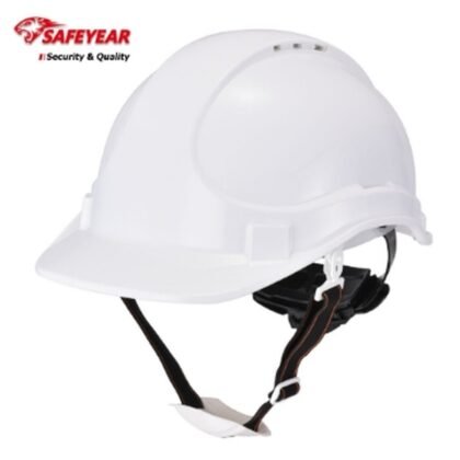 Safeyear W018 White Vented Safety Helmet - supplier catalogue image