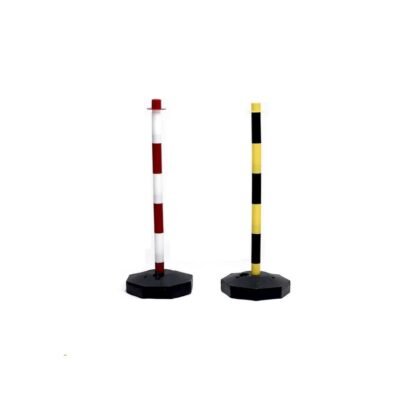 Portable PVC Delineator – 85 cm – Red & White product photograph