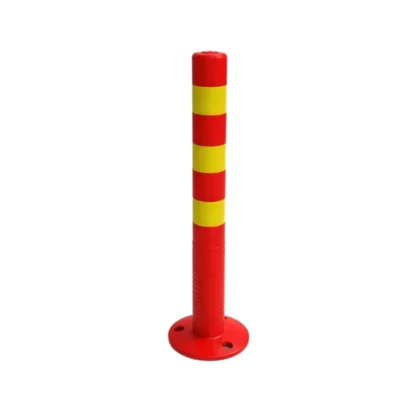 Traffic Delineator with Green Reflective Tape – 22 Inch