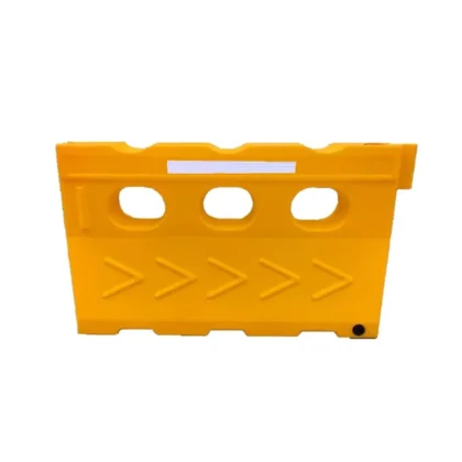 Yellow Water-Fillable Traffic Barrier
