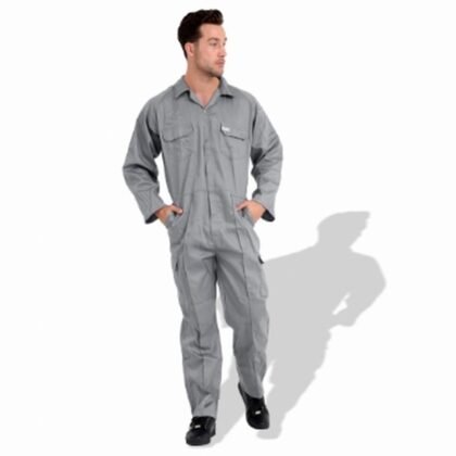 P989BL Reflective Polycotton Coverall - supplier catalogue image