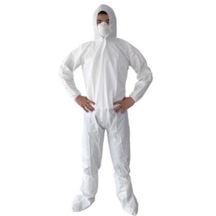 Microporous Hooded Disposable Coverall – 55 GSM - supplier catalogue image