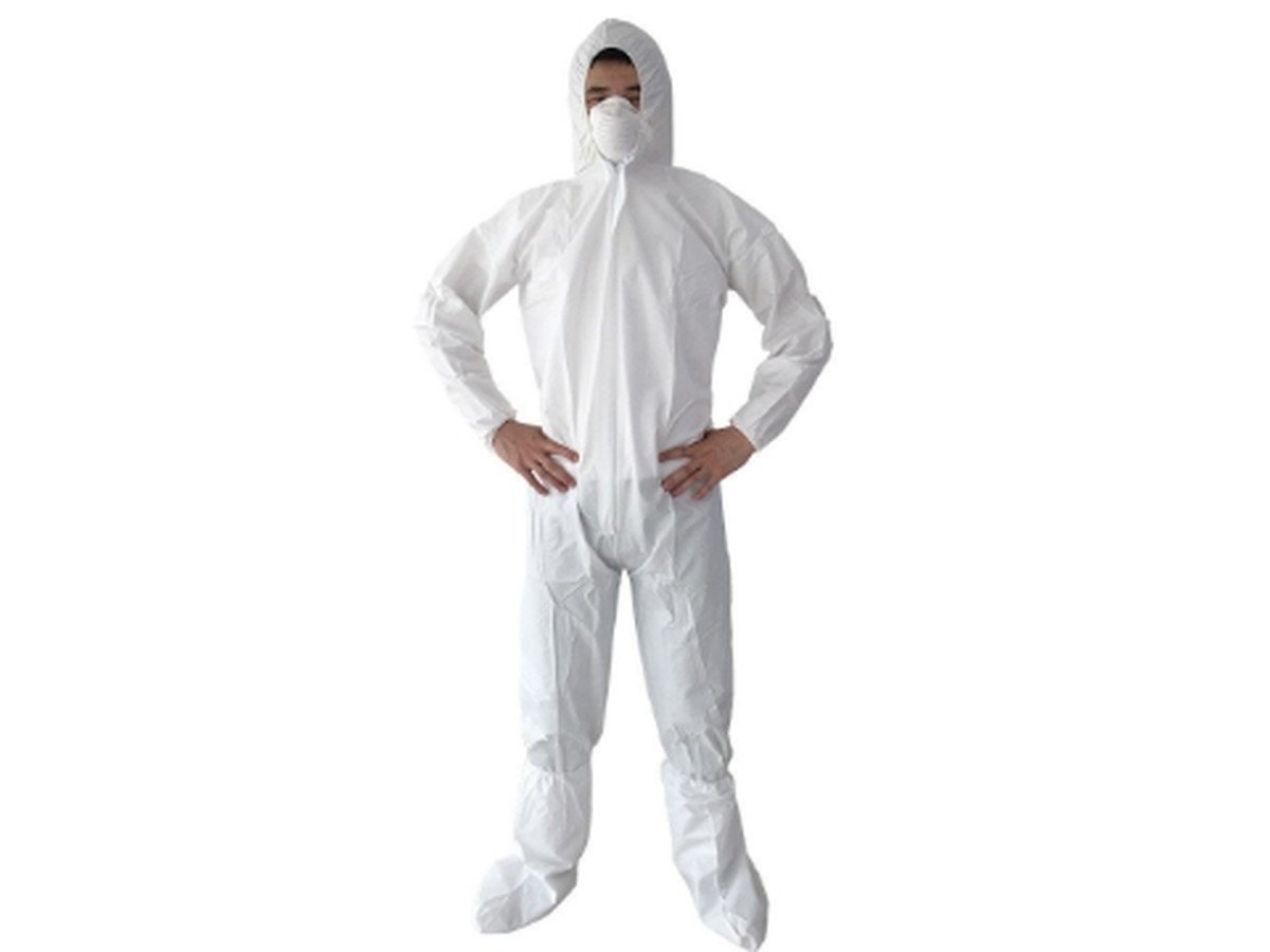 Microporous Hooded Disposable Coverall – 55 GSM - supplier catalogue image
