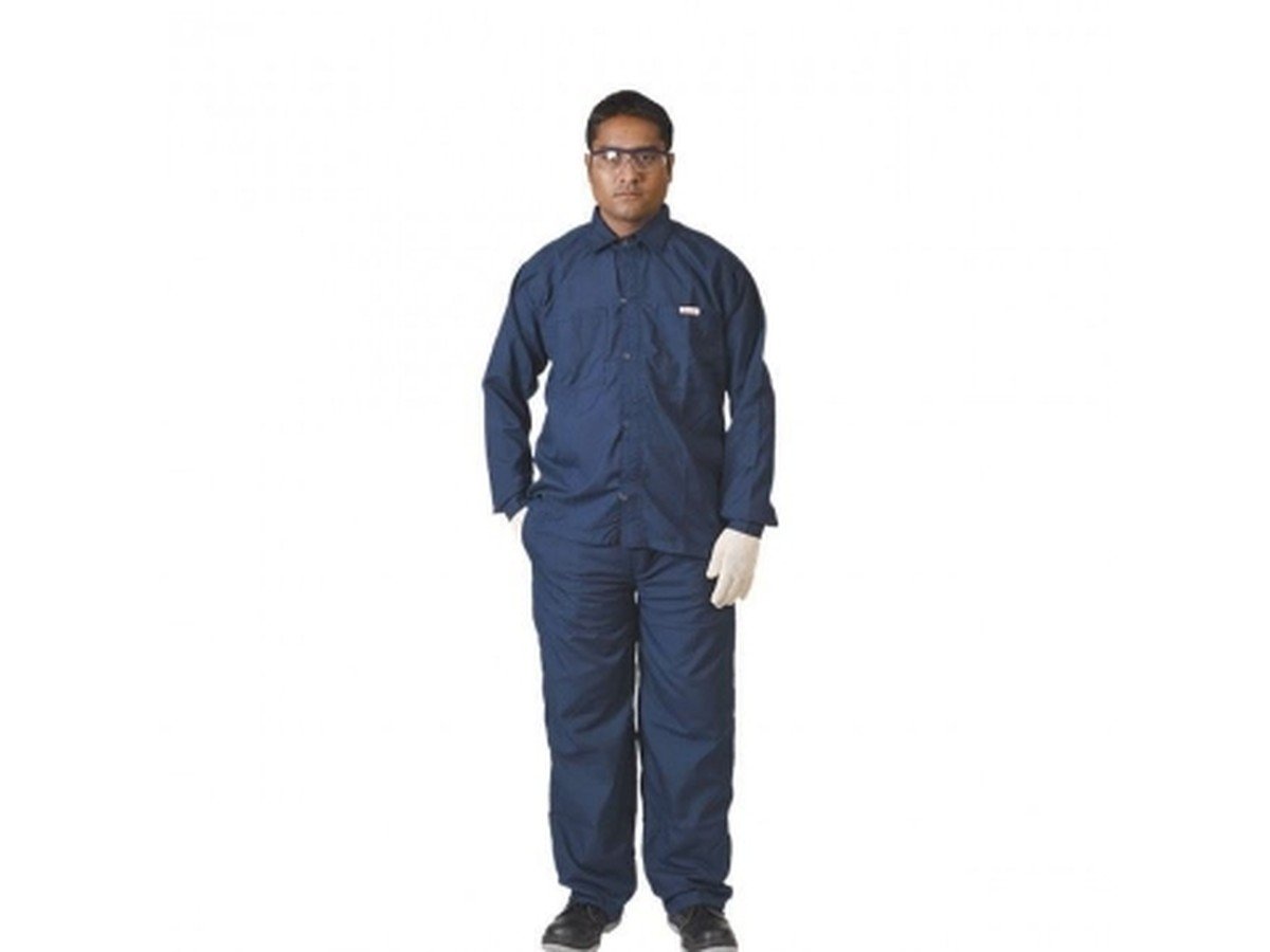 Cotton Mechanic Shirt and Trousers – Navy Blue - supplier catalogue image
