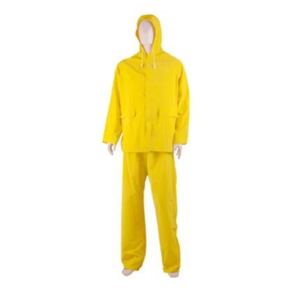 Yellow PVC Splash Suit – Jacket and Trousers - supplier catalogue image