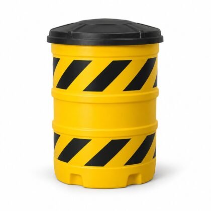 ETEP Plastic Crash Cushion Sand Barrel - illustrative product view