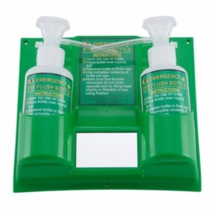 EWB02 Emergency Wall Mount Eye Wash Double Bottle Station