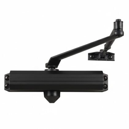 EuroArt Overhead Door Closer With Backcheck Black – DC9016BC/black - supplier product photograph