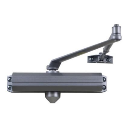 EuroArt Overhead Door Closer With Backcheck – DC9016BC/Silver - supplier product photograph