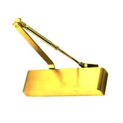 EuroArt Overhead Door Closer With PVD Cover & Arm – DC5024/PB/PVD - supplier product photograph