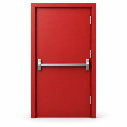 Mechatronix Single-Leaf Fire Door - representative door illustration