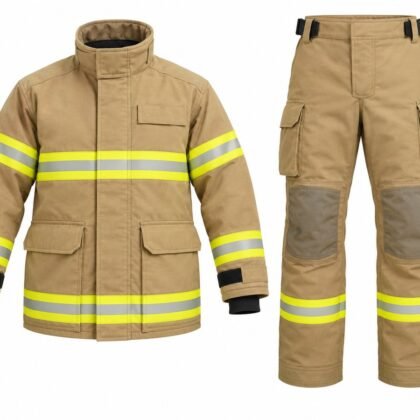 Chinese Aramid Firefighter Jacket and Trousers - generic representative illustration
