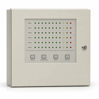 Global Fire CP100 6-Zone Conventional Fire Alarm Panel — illustrative product image