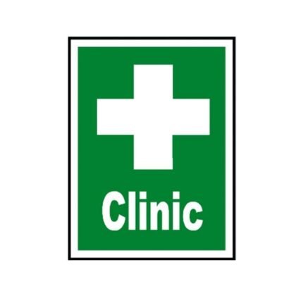 First Aid Clinic Sign