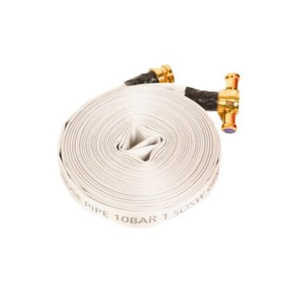 1.5-Inch Fire Hose 30m with Brass Couplings