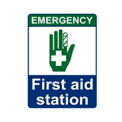 Emergency First Aid Station Sign