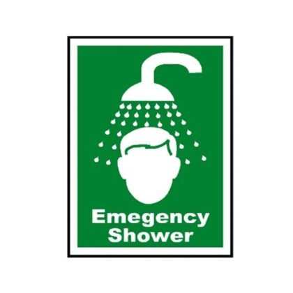 Emergency Shower Sign