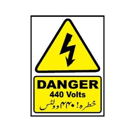 Danger 440 Volts Sign