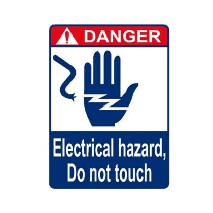 Electrical Hazard Do Not Touch Sign