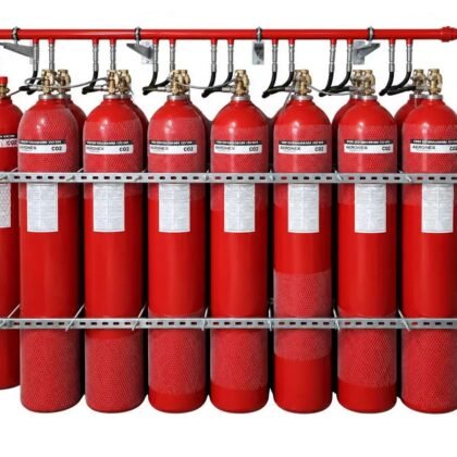AKRONEX CO2 Fixed Fire Suppression System — representative equipment