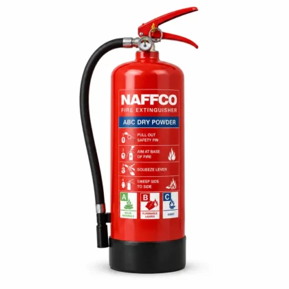 NAFFCO ABC Dry Powder Fire Extinguisher – 2kg technical specifications and application infographic