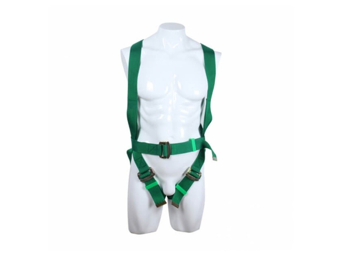 Full Body Harness with Single Rope Lanyard
