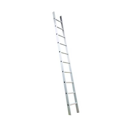 Aluminium Straight Ladder with Square Feet