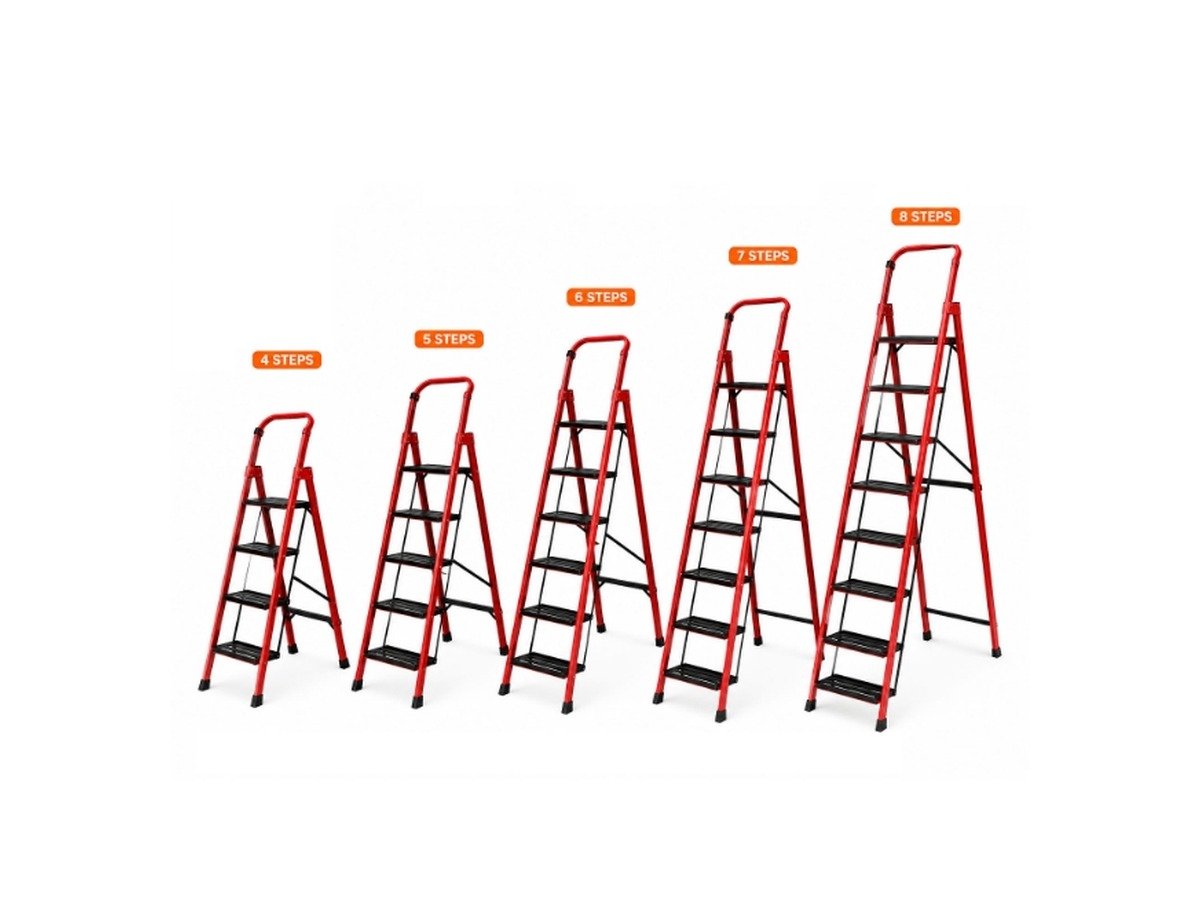 Iron A-Type Folding Step Ladder