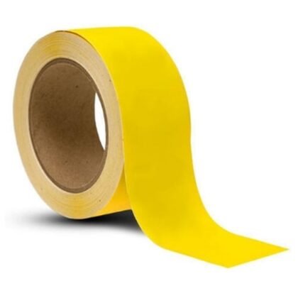 Yellow PVC Reflective Tape – 2 Inch × 25 m