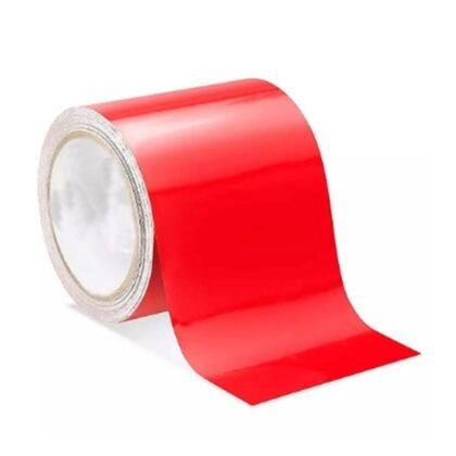 Red PVC Reflective Tape – 2 Inch × 25 m