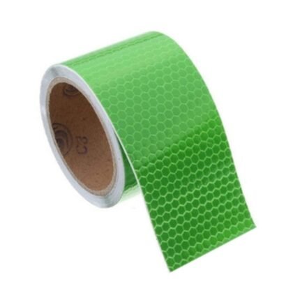 Green Diamond-Pattern Reflective Tape – 2 Inch × 25 m