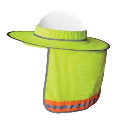 SS67 Reflective Helmet Sunshade and Neck Cover - supplier catalogue image