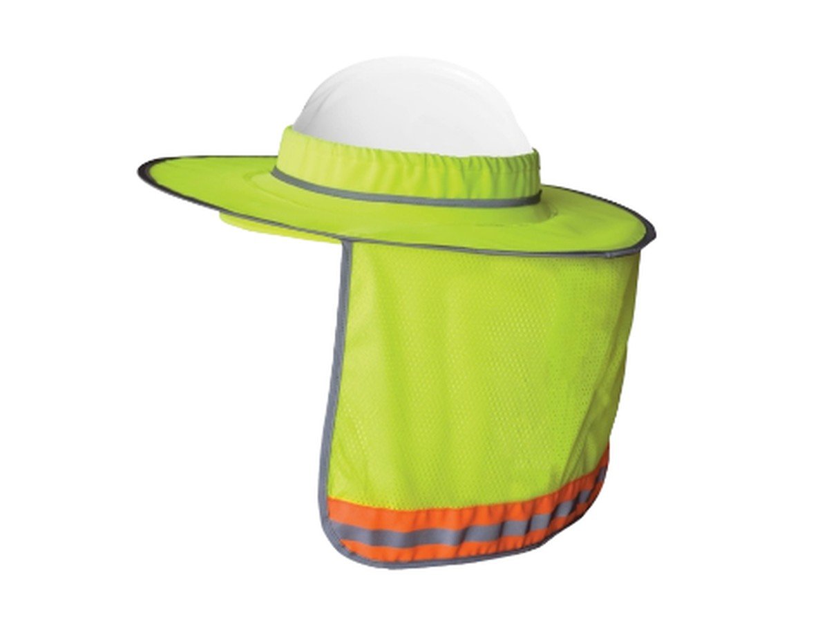 SS67 Reflective Helmet Sunshade and Neck Cover - supplier catalogue image
