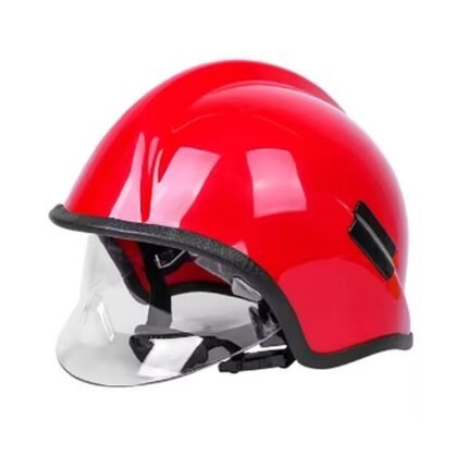 American-Style Firefighter Helmet and Face Shield - supplier catalogue image