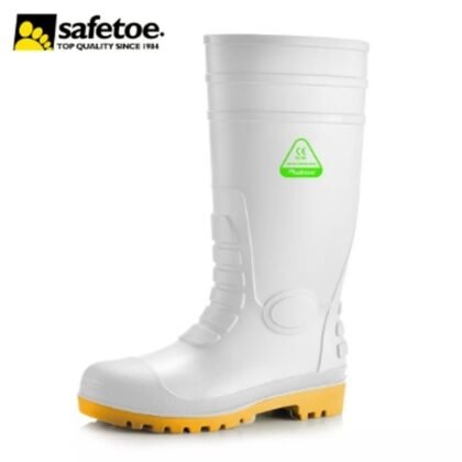 Safetoe W-6038 White AquaShield Safety Gumboots - supplier catalogue image