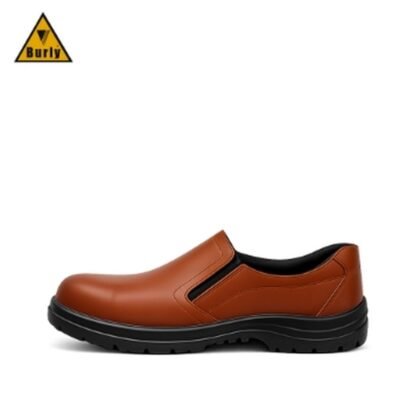 Burly MSI 106 Brown Slip-On Safety Shoes - supplier catalogue image